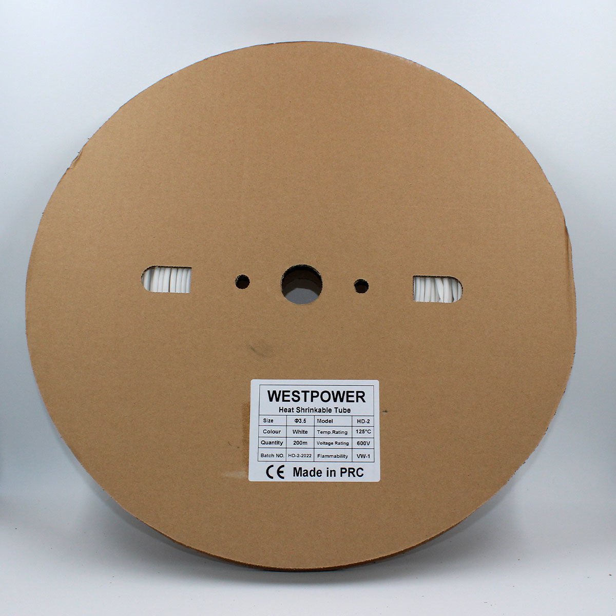 Fortech 3.5mm Beyaz Isı İle Daralan Makaron