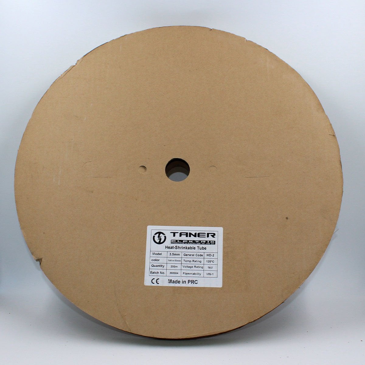 Fortech 3.5mm Sarı-Yeşil Isı İle Daralan Makaron