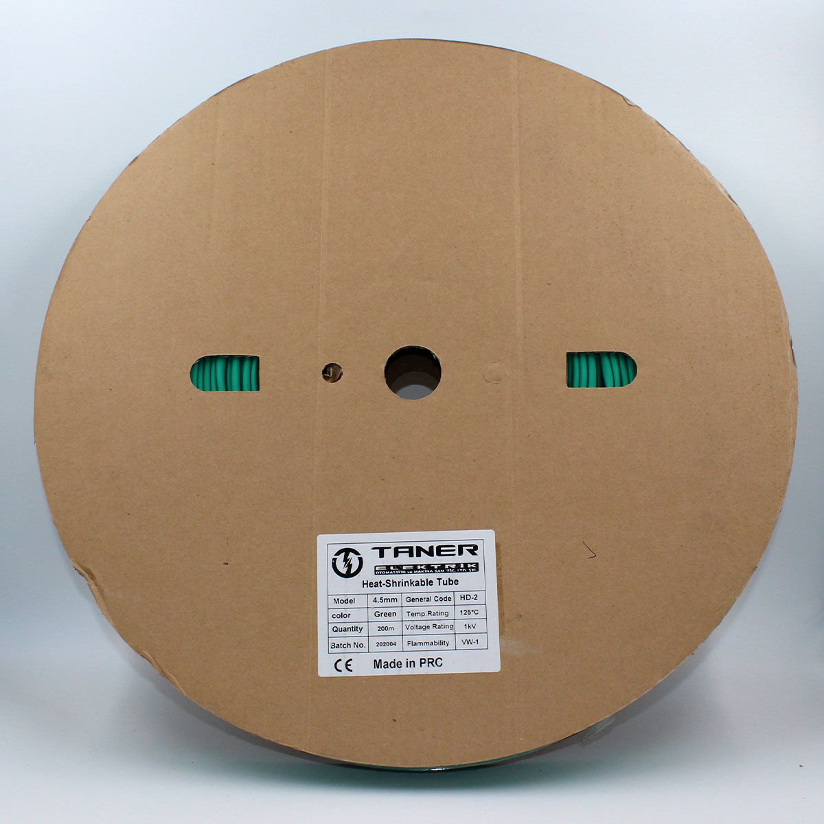 Fortech 3.5mm Yeşil Isı İle Daralan Makaron