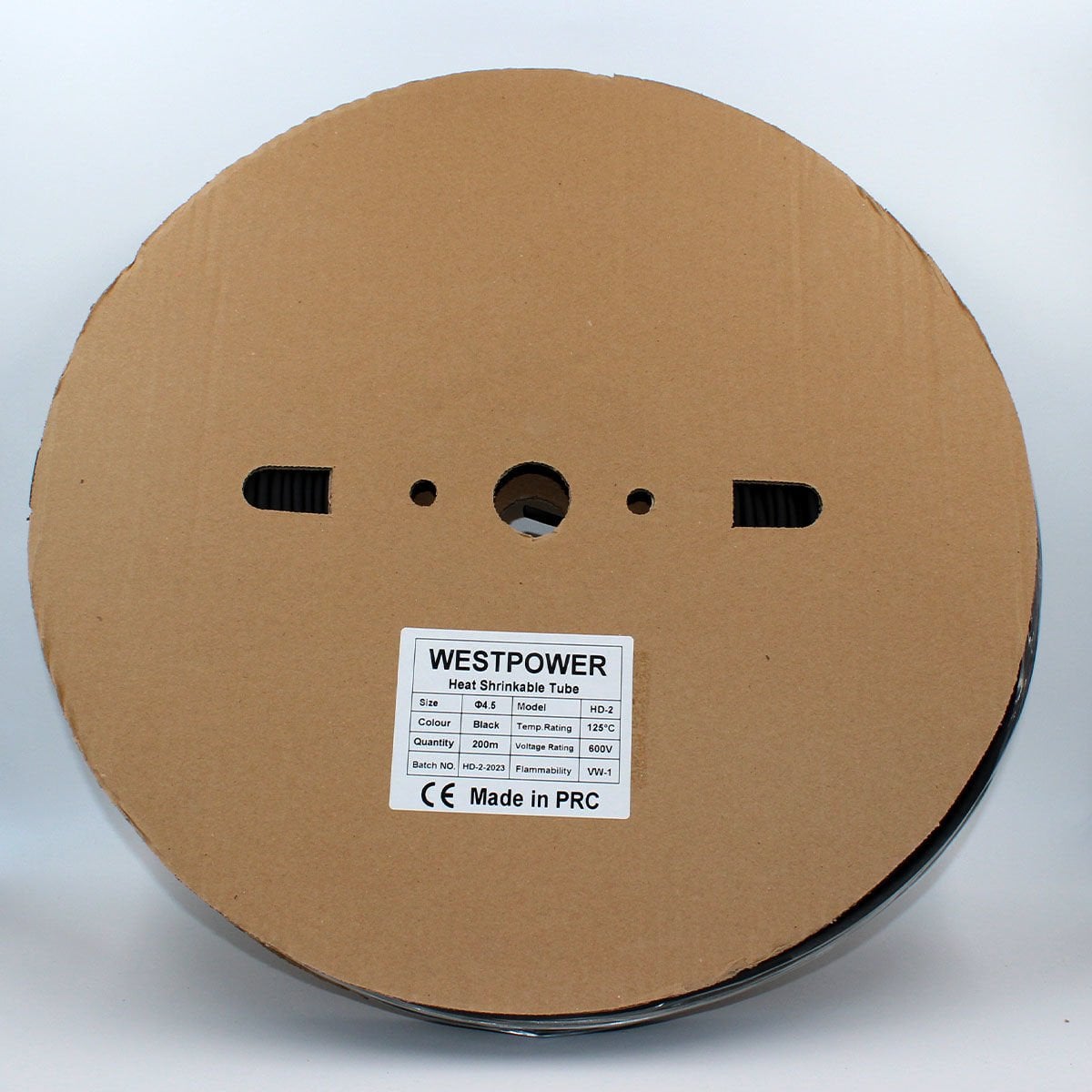 Fortech 4,5mm Siyah Isı İle Daralan Makaron