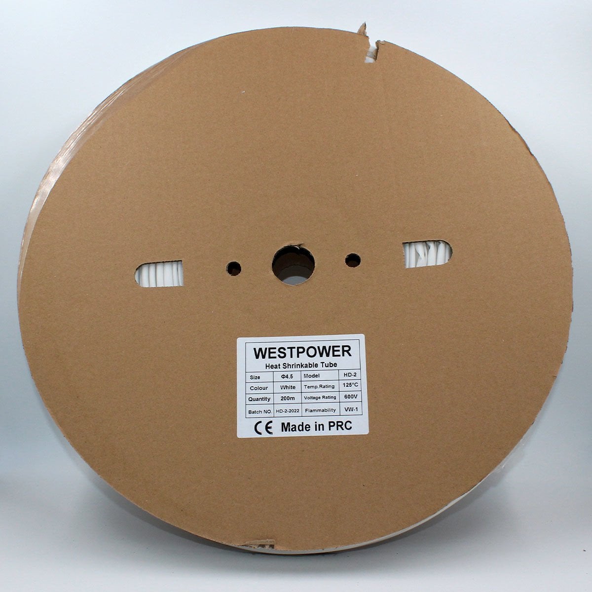 Fortech 4.5mm Beyaz Isı İle Daralan Makaron