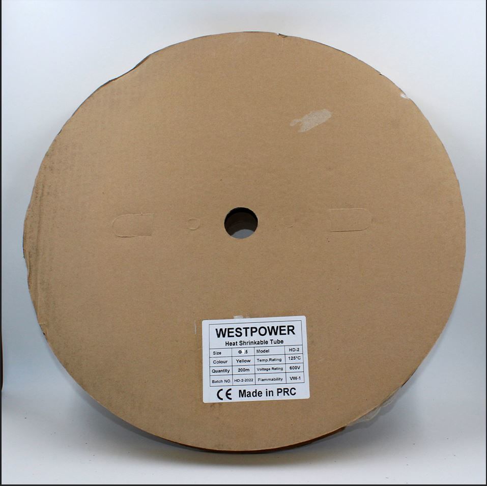 Fortech 5mm Sarı Isı İle Daralan Makaron