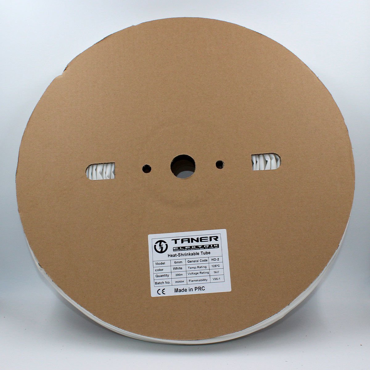 Fortech 6mm Beyaz Isı İle Daralan Makaron