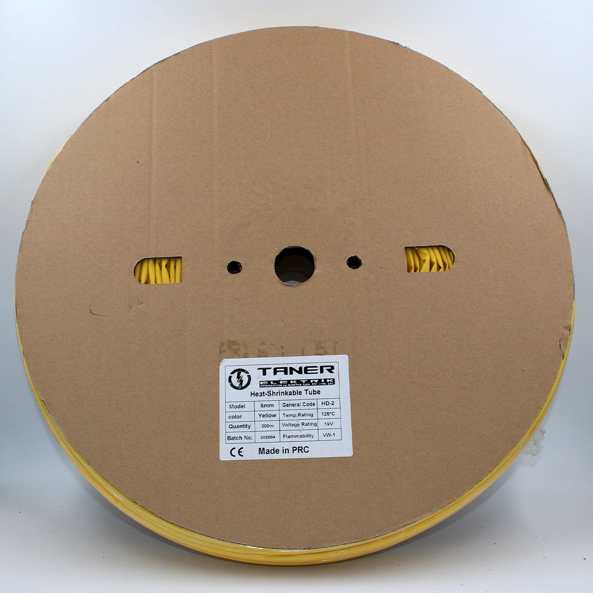 Fortech 6mm Sarı Isı İle Daralan Makaron