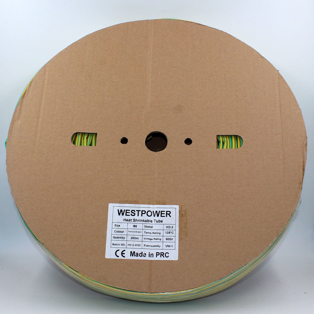 Fortech 6mm Sarı-Yeşil Isı İle Daralan Makaron