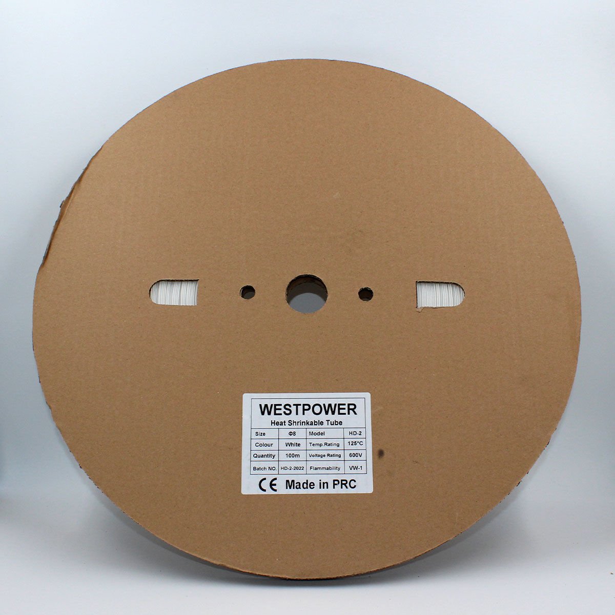 Fortech 8mm Beyaz Isı İle Daralan Makaron