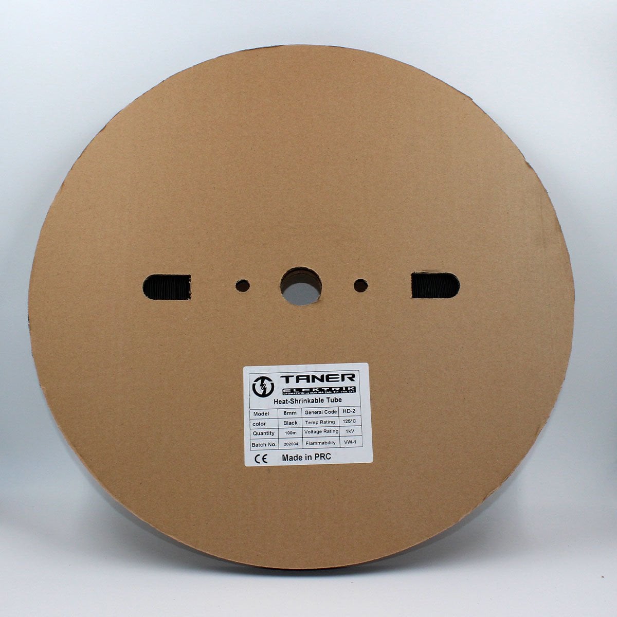 Fortech 8mm Siyah Isı İle Daralan Makaron