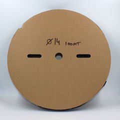 Fortech 14mm Siyah Isı İle Daralan Makaron