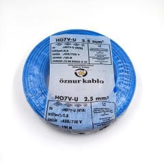 2.5MM² Nya Kablo Mavi