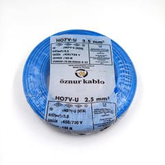 2.5MM² Nya Kablo Mavi