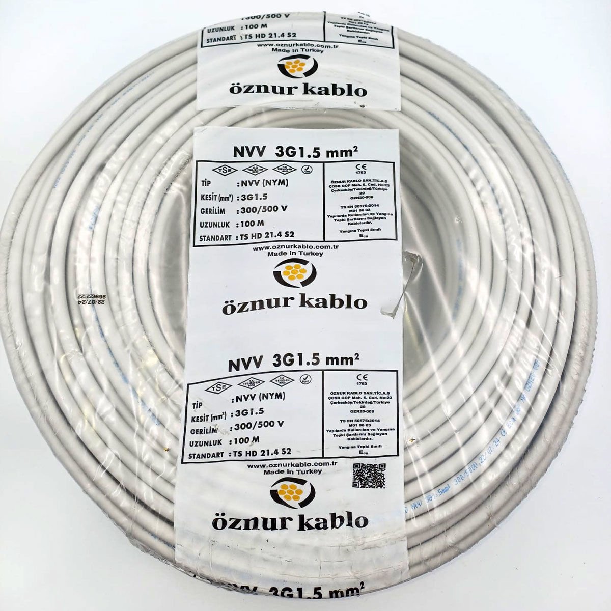 3X1.5mm² Nym Kablo