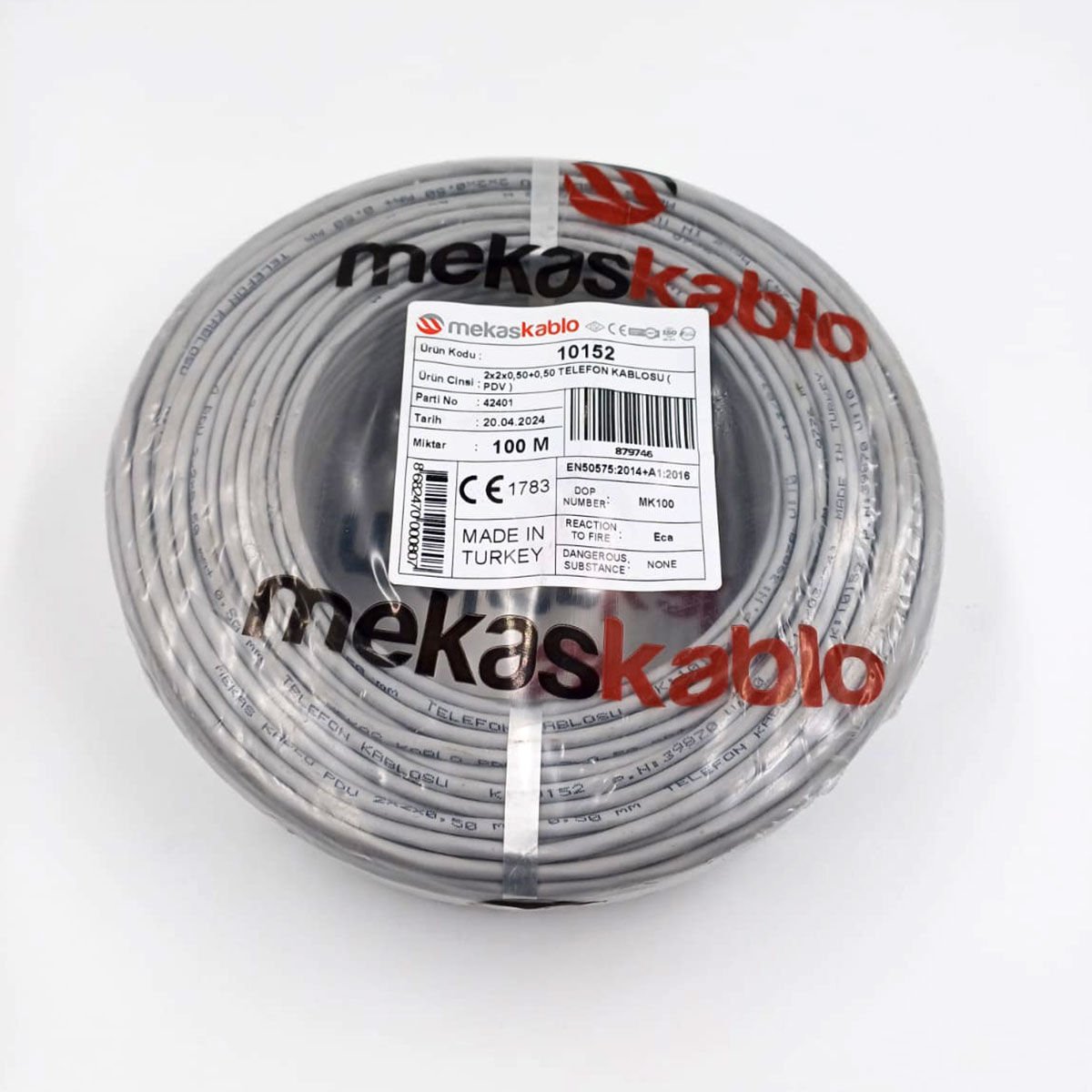 2X2X0.50+0.50 Pdv Telefon Kablo