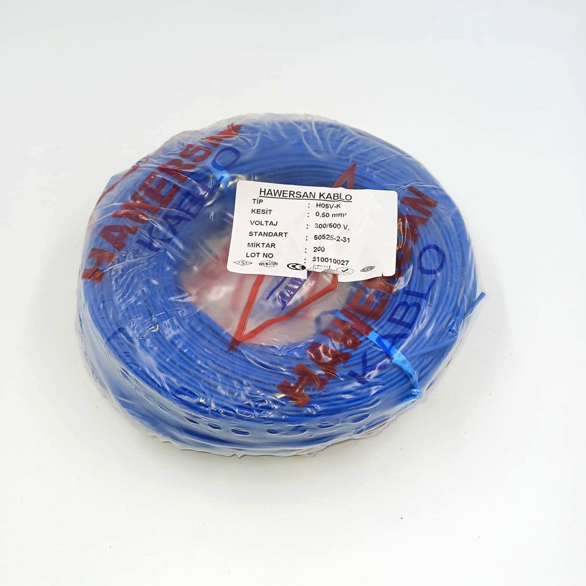 0.50mm² Nyaf Kablo Mavi