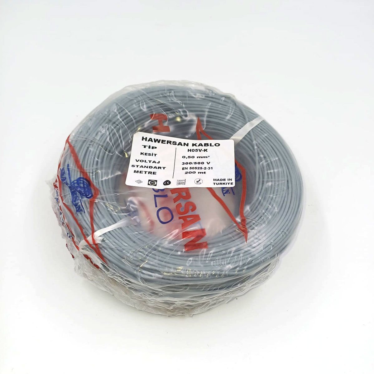 0.50mm² Nyaf Kablo Gri