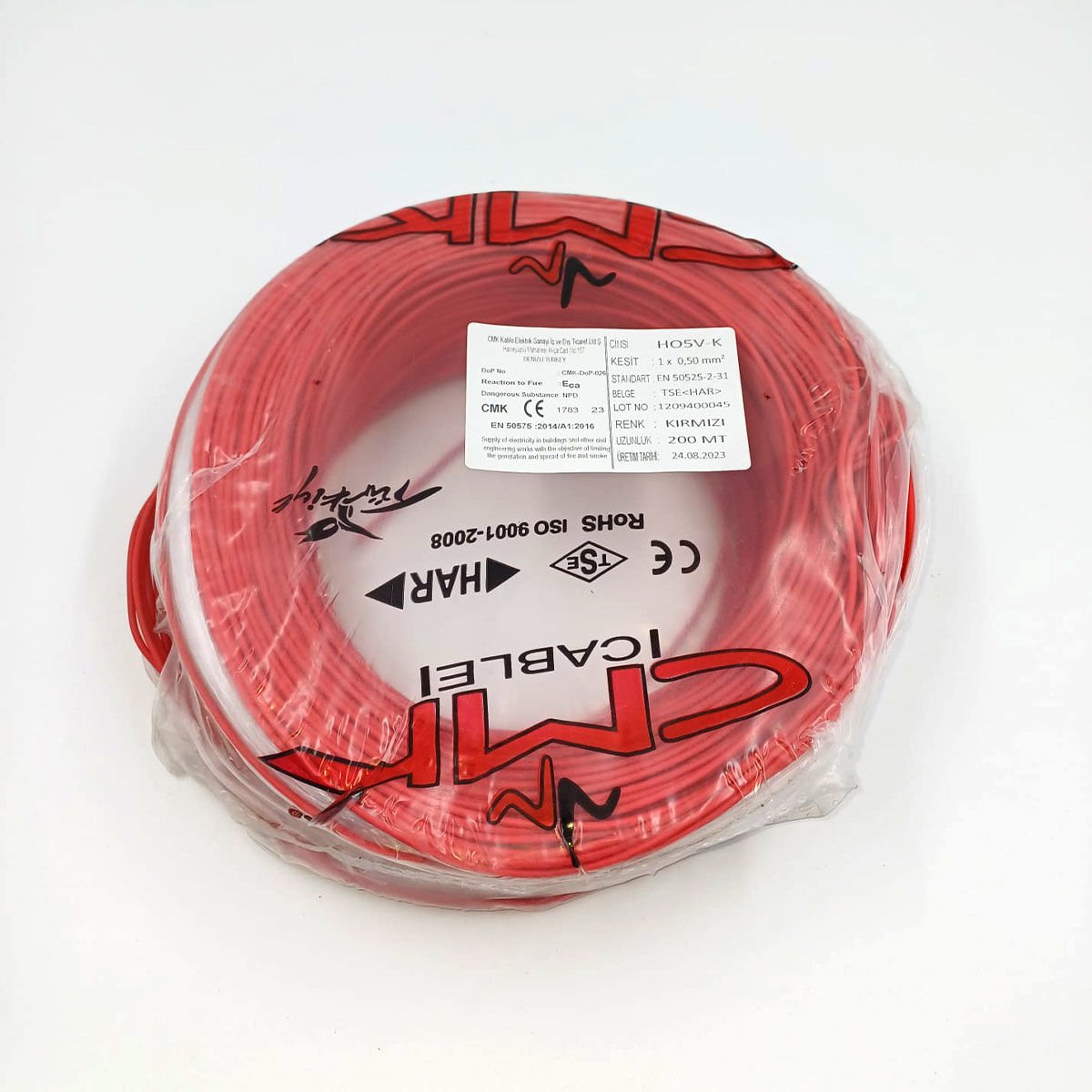 0.50mm² Nyaf Kablo Kırmızı