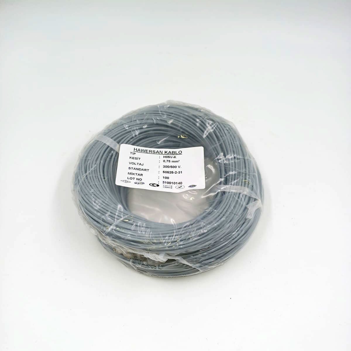 0.75mm² Nyaf Kablo Gri