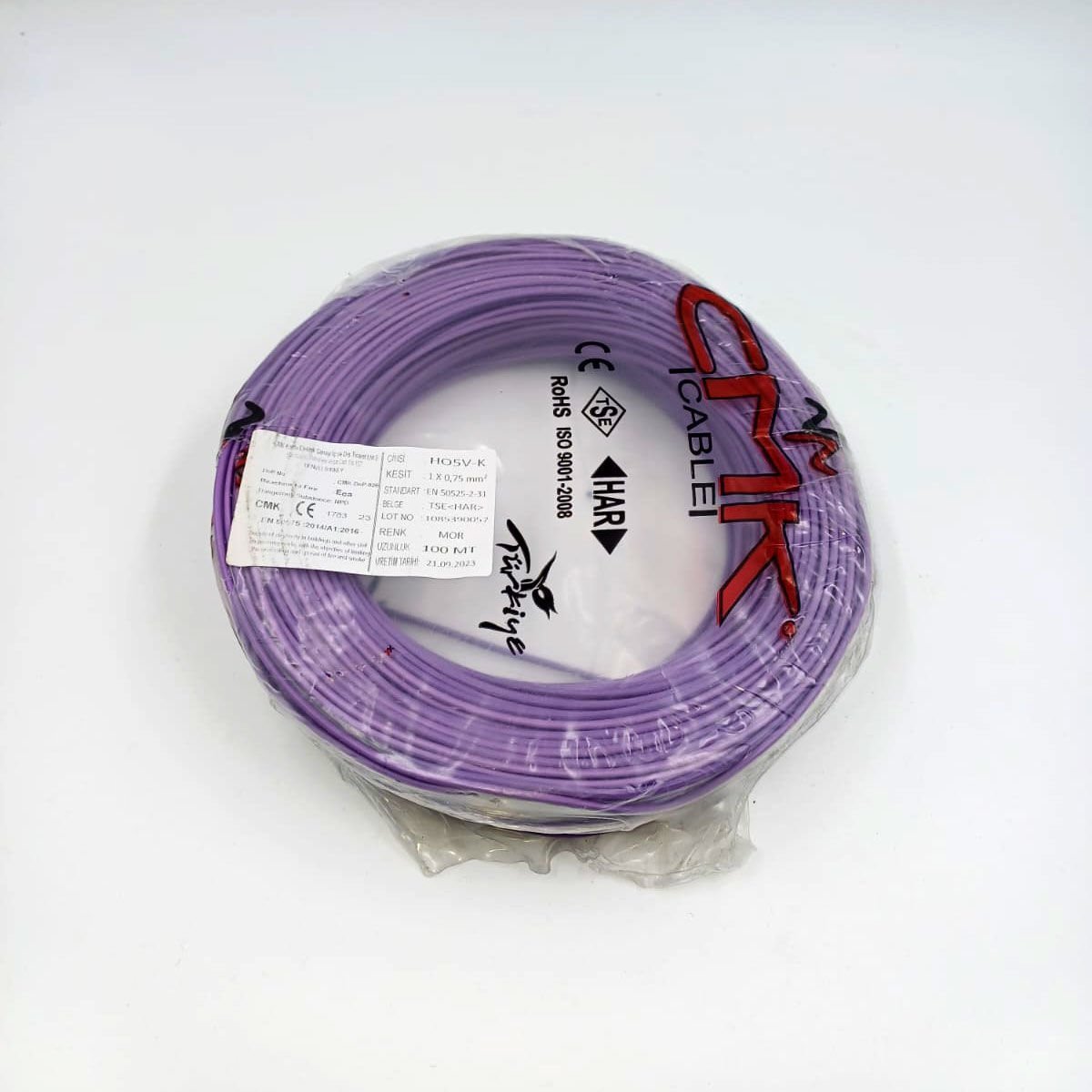 0.75mm² Nyaf Kablo Mor