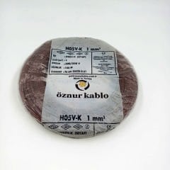 1mm² Nyaf Kablo Kahverengi