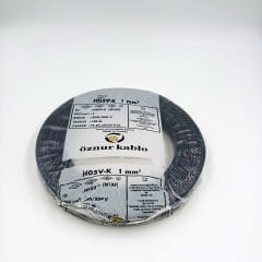 1mm² Nyaf Kablo Siyah