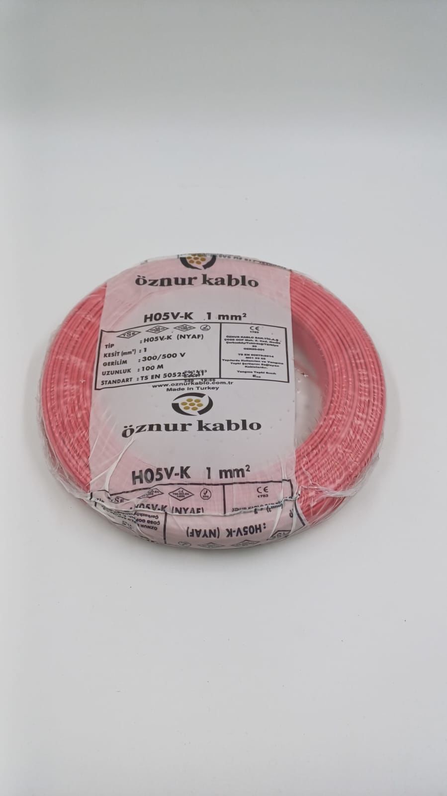 1mm² Nyaf Kablo Kırmızı