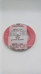 1mm² Nyaf Kablo Kırmızı