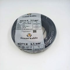 2.5mm² Nyaf Kablo Siyah