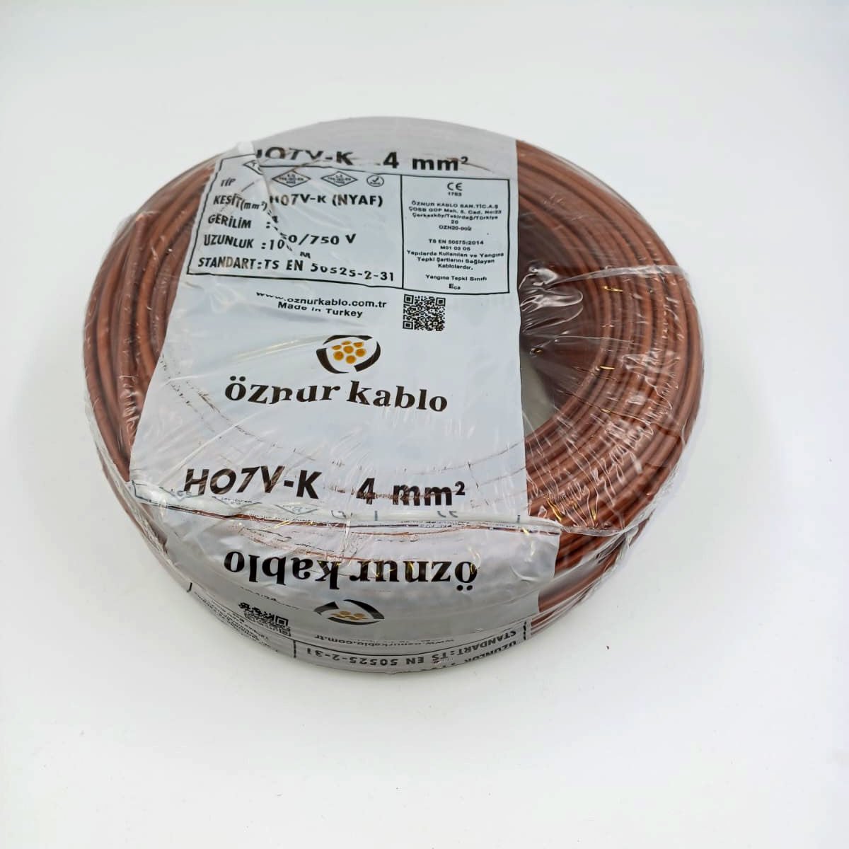 4mm² Nyaf Kablo Kahverengi