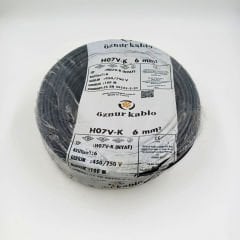 6mm² Nyaf Kablo Siyah