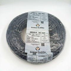 2X1mm² ttr Kablo Siyah