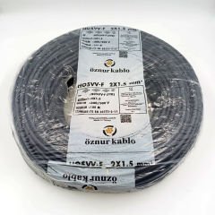 2X1,5mm² ttr Kablo Siyah