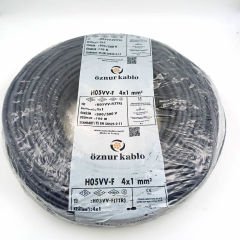 4X1mm² ttr Kablo Siyah