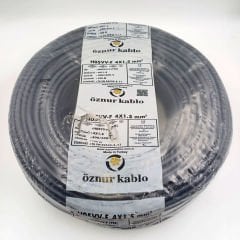 4X1,5mm² ttr Kablo Siyah