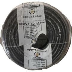 5X1,5mm² ttr Kablo Siyah