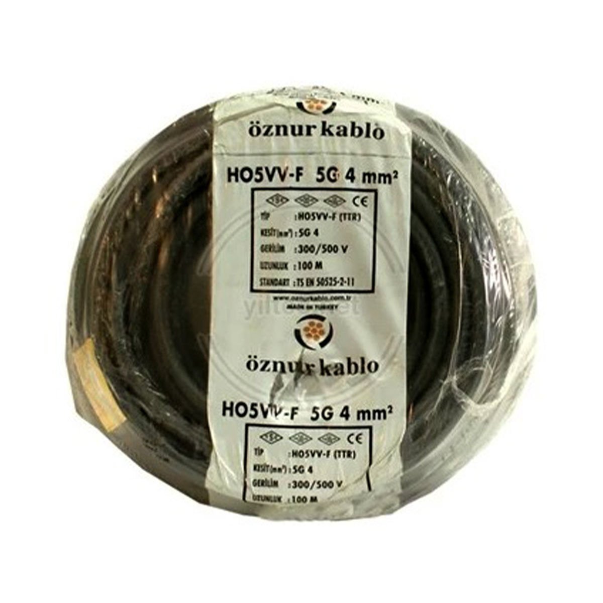 5X4mm² ttr Kablo Siyah