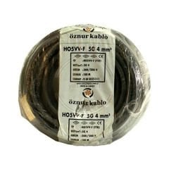 5X4mm² ttr Kablo Siyah