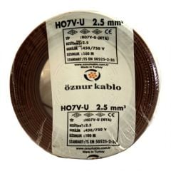 2.5mm² Nya Kablo Kahverengi