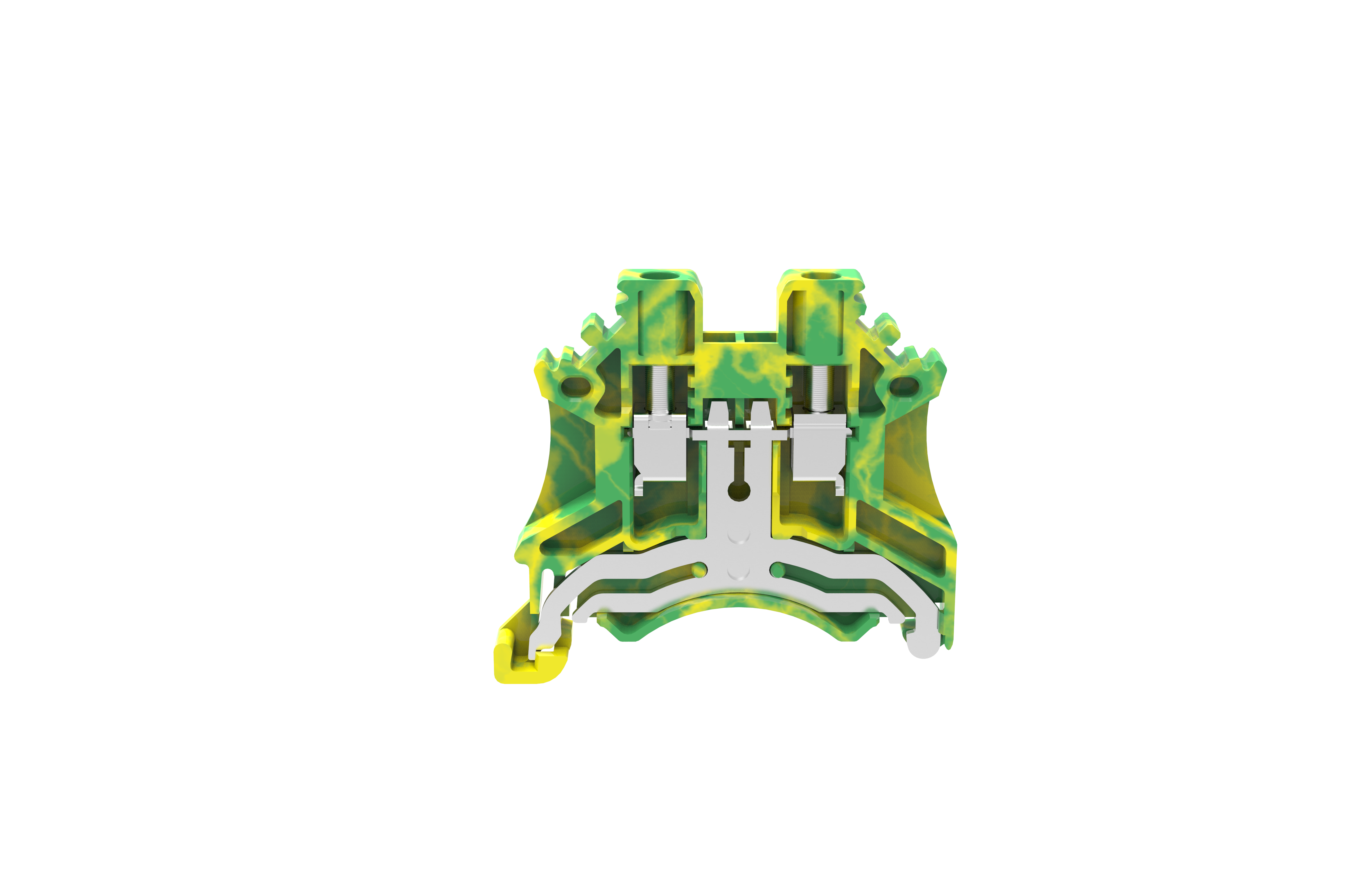 150 070 Dc 2.5 Sarı-Yeşil Toprak Vidalı Ray Klemens