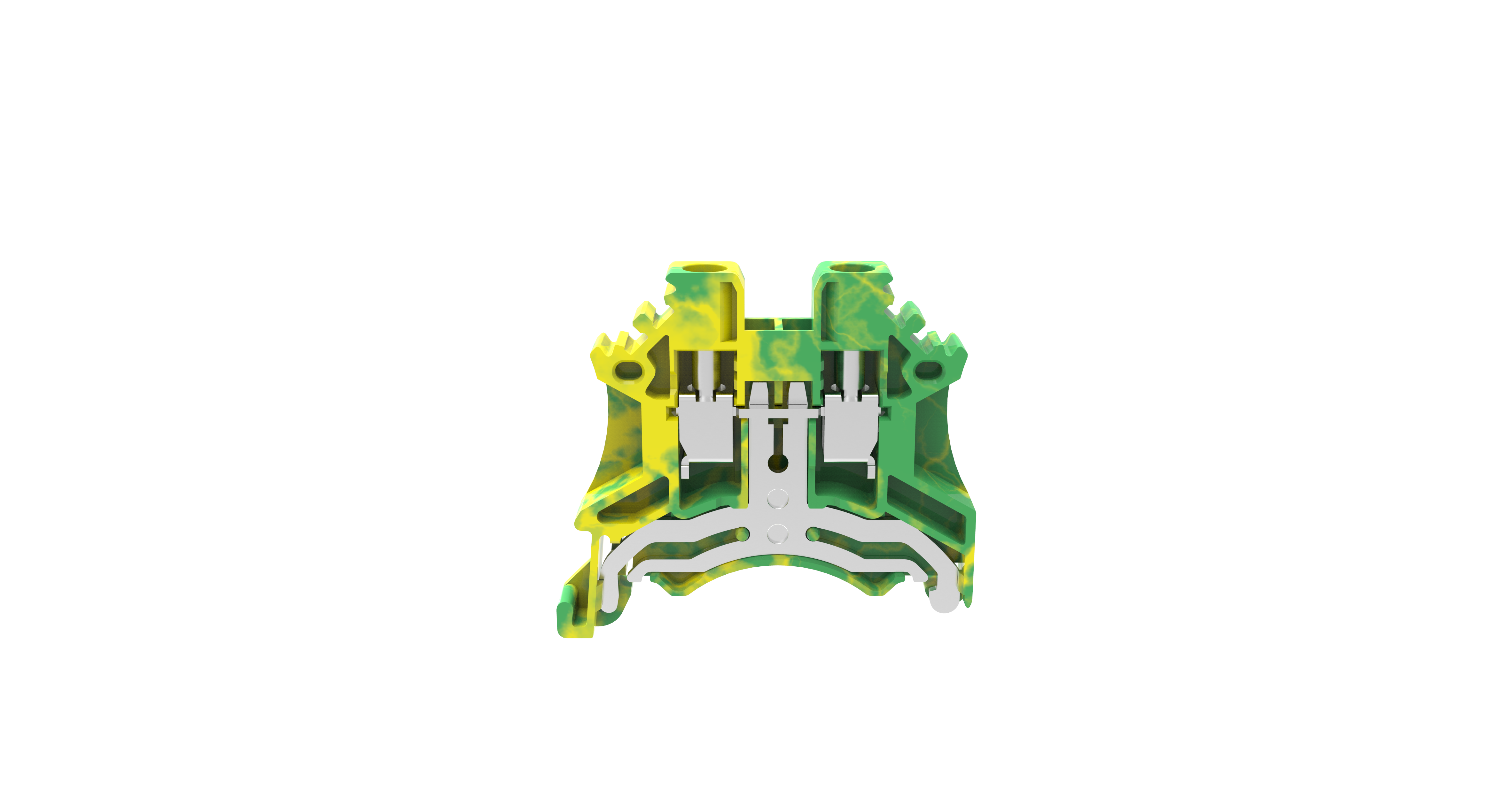 150 071 Dc 4 Sarı-Yeşil Topraklama Vidalı Ray Klemens