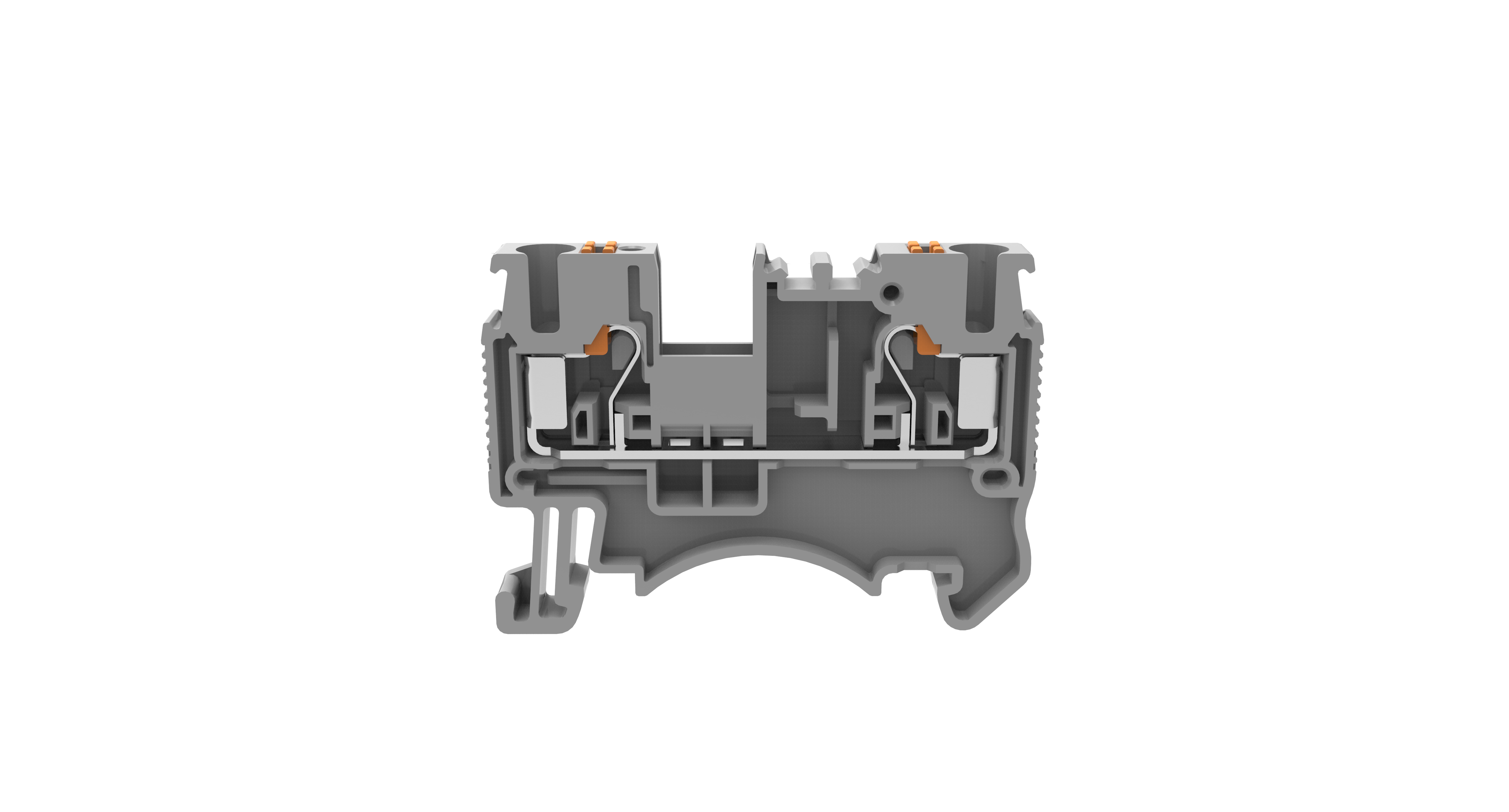 160 010 Ds 2,5 Gri Yay Baskılı Ray Klemens