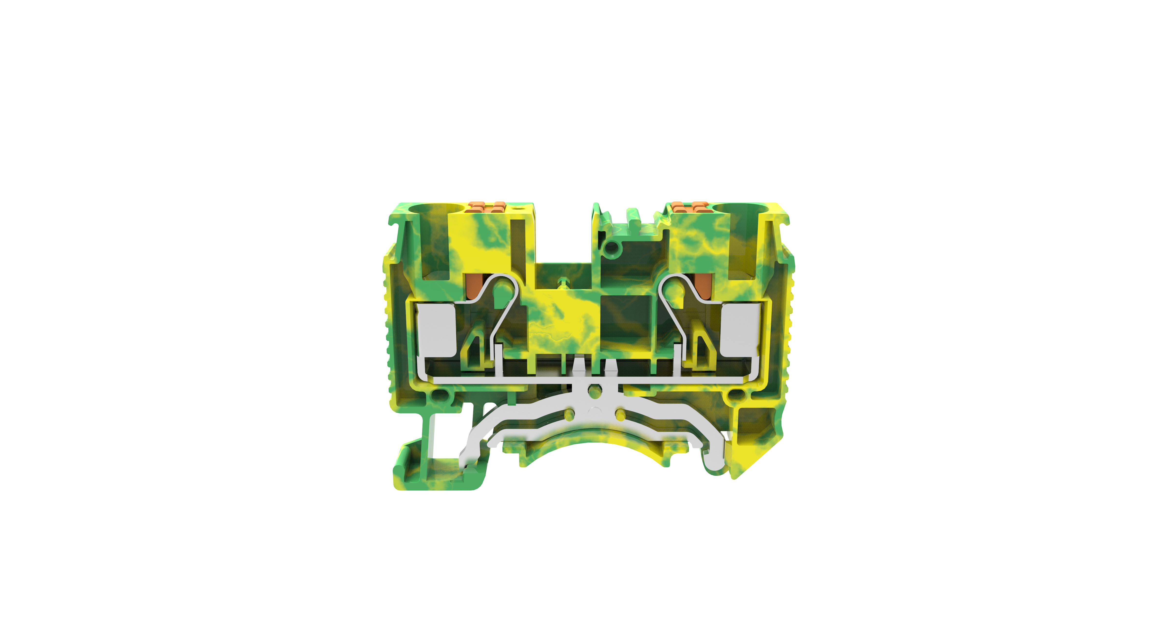 160 063 Ds 6 Sarı-Yeşil Yay Baskılı Ray Klemens